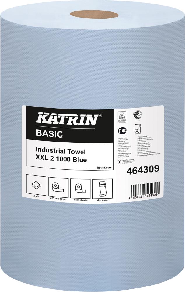 K-Rolle blau 2-lagig 38x36cm 1000 Blatt