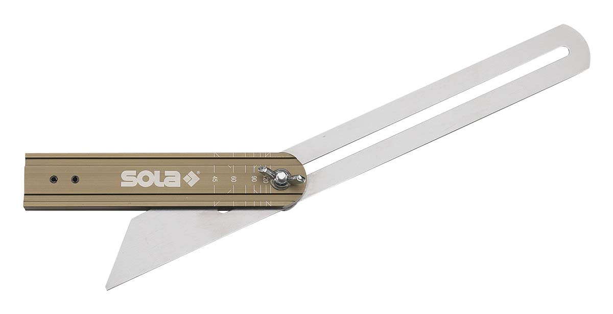 SOLA Schmiege m. Gradanz. VSTG 250Nr. 56052101 Länge 250 mm