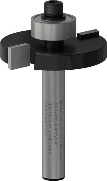 PRO Nutfräser, L 1/4", Schaft 1/4"