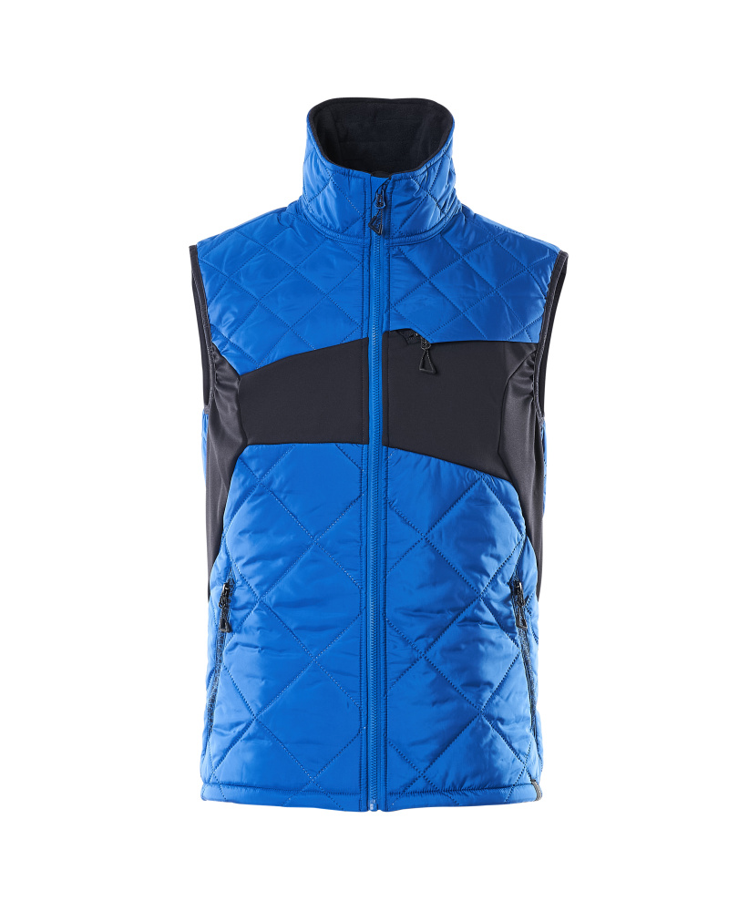 Thermoweste mit CLIMASCOT® Thermoweste Größe 2XL, azurblau/schwarzblau