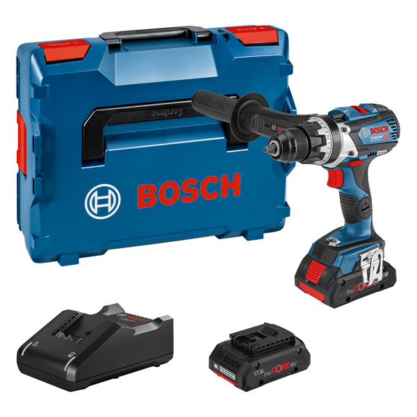 Akku-Bohrschrauber GSR 18V-110 C, 2 x Akku ProCORE18V 4.0Ah in L-BOXX