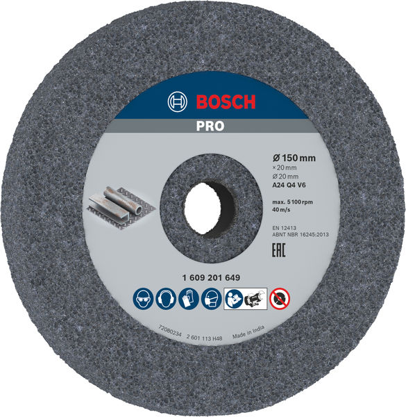PRO Metal Schleifscheibe, 150 x 20 x 20 mm, G24