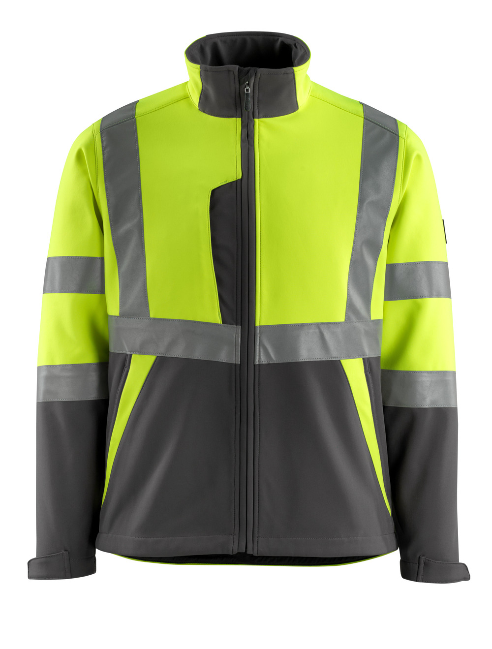 MASCOT® Kiama Soft Shell Jacke Größe 2XL, hi-vis gelb/dunkelanthrazit