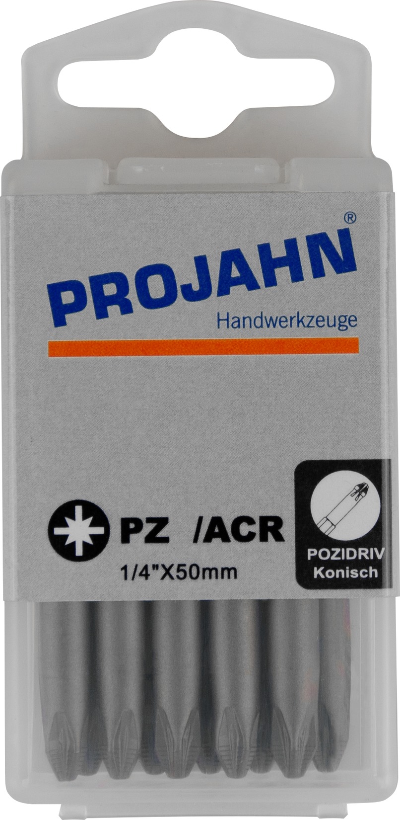 1/4" ACR Bit L50 mm Pozidriv Nr 2 10er Pack