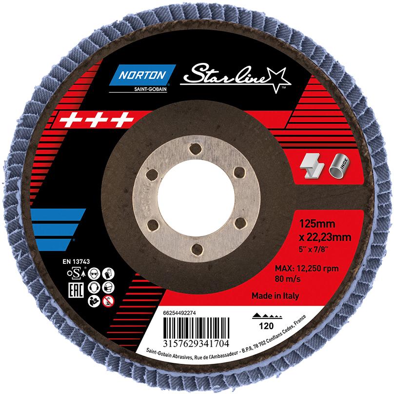 Fächerscheibe Starline 125 mm P120