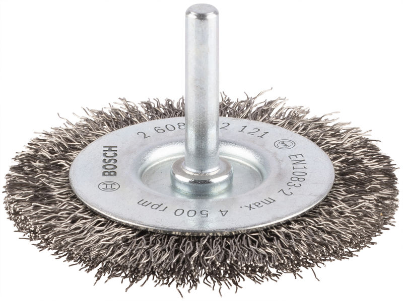 PRO Stainless Steel clean Scheibenbürste, gerader Schaft, 70 x 0,3 mm