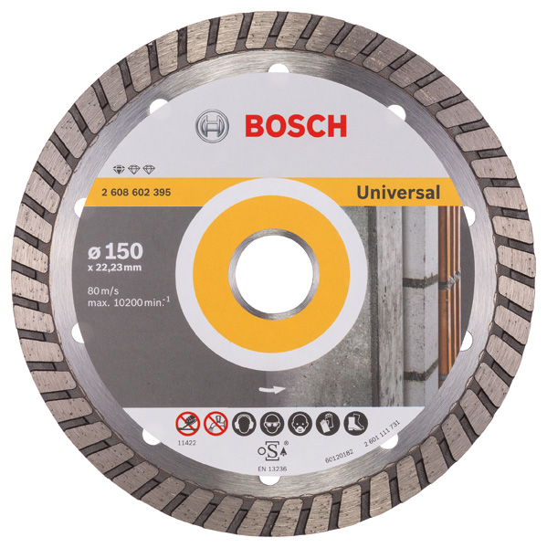 Diamanttrennscheibe Standard for Universal Turbo, 150 x 22,23 x 2,5 x 10 mm