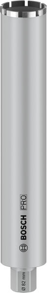 PRO Nassbohrkrone, 82 x 450 mm, G 1 1/4 Zoll UNC
