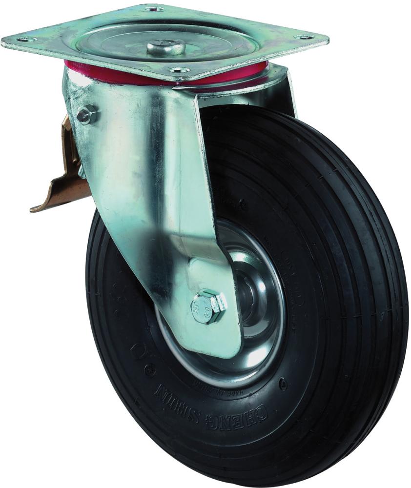 Lenkrolle 200mm L420.C90 Platte,Luftrad,RL,Fest L420.C90.200 BS ROLLEN