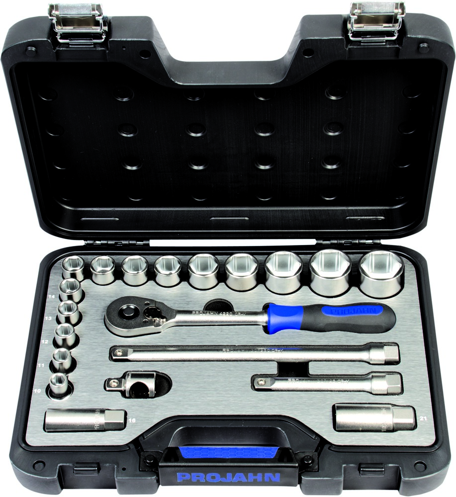 1/2" PROJAHN professional Steckschlüssel-Koffer 20-teilig