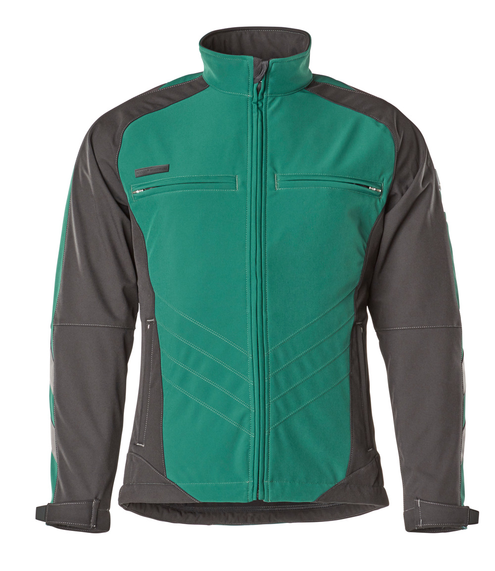 MASCOT® Dresden Soft Shell Jacke Größe 2XL, grün/schwarz