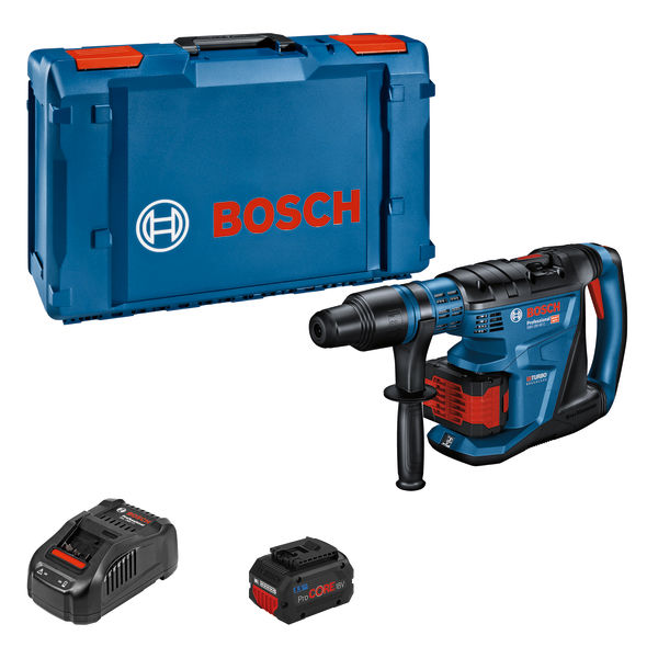 Akku-Bohrhammer BITURBO mit SDS max GBH 18V-40 C, 2 x Akku, XL-BOXX