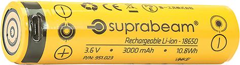 Ersatzakku 18650 passend zu Q3r/Q4xr suprabeam
