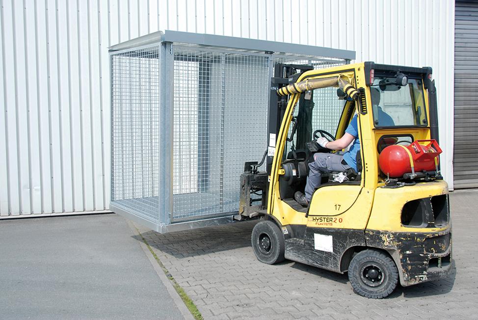Gasflaschen-Container 1085x1140x2170 mm