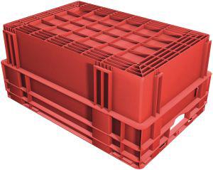 Drehstapelbehälter DTK 600x400x210 mm rot LA-KA-PE